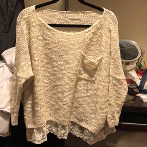 Abercrombie knitted long sleeve with pocket